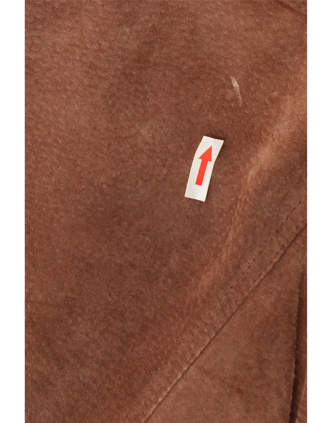 Cappotto giacca a vento in pelle scamosciata Canda da donna C&A UK 16 grande in pelle marrone