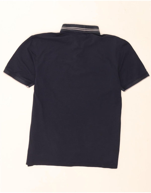 Polo da uomo Dkny a righe blu navy medie