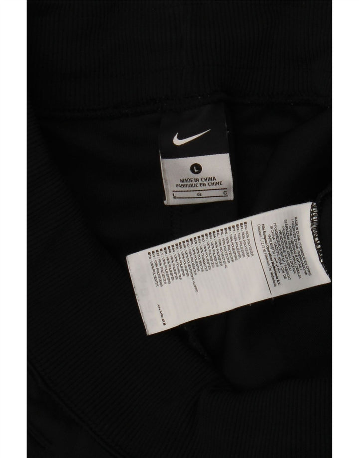 Pantaloni della tuta da donna Nike UK 14 Large Nero Poliestere