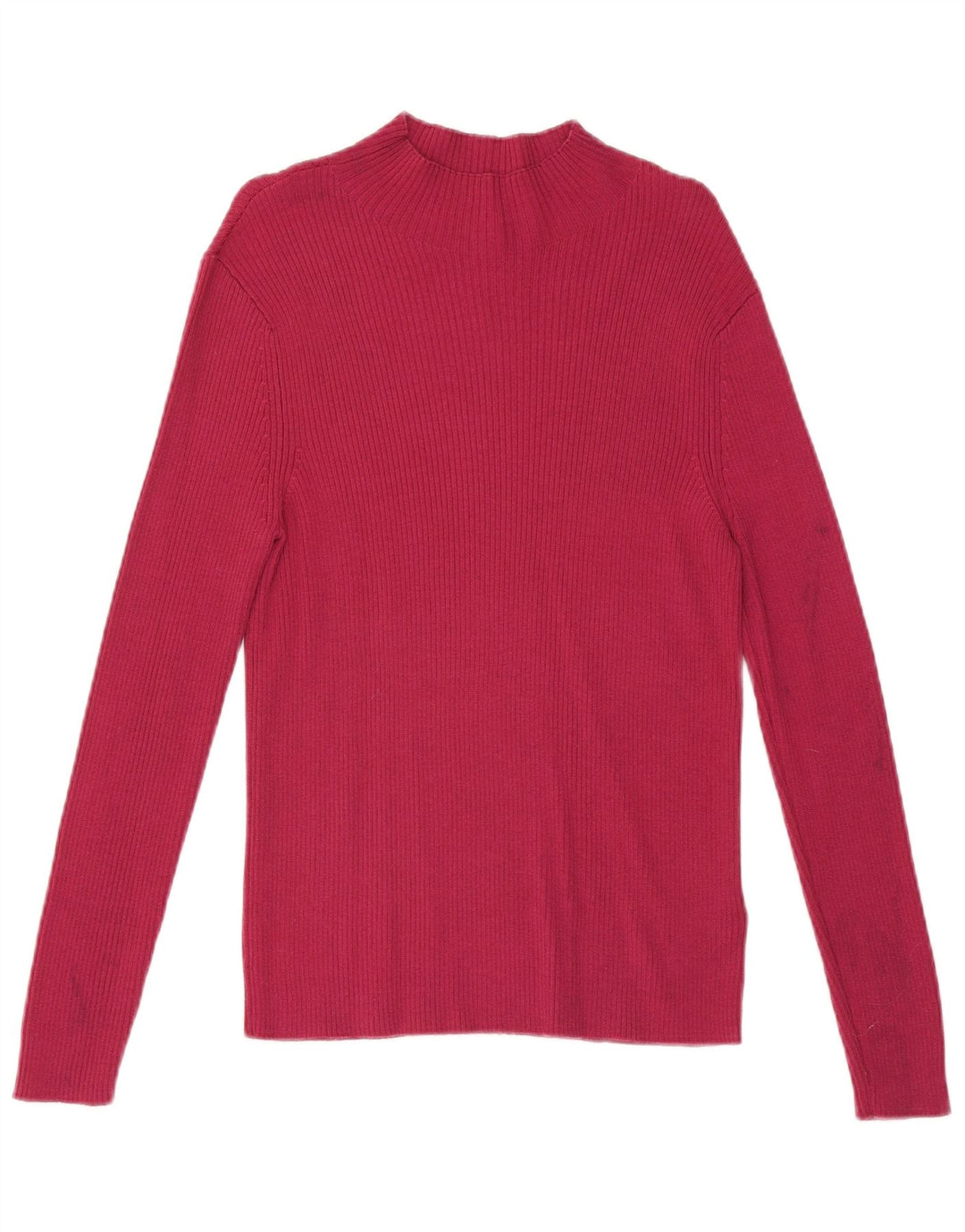 Maglione maglione a collo alto da donna Marks & Spencer UK 14 Rosa medio