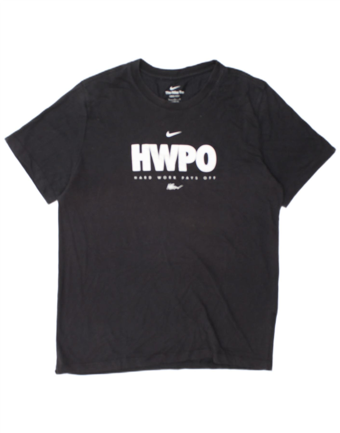 T-shirt grafica da uomo Nike Dri Fit grande nera