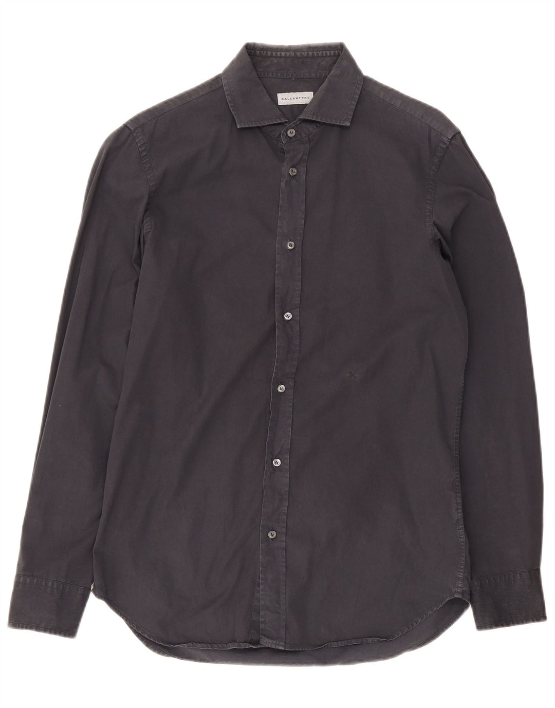 Camicia da uomo Ballantyne taglia 15 1/2 cotone medio blu navy
