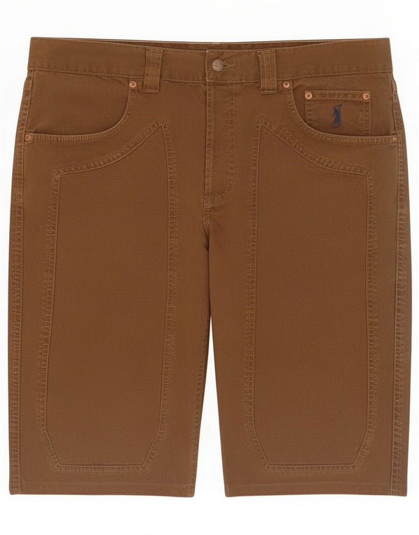 Jeckerson Mens Casual Shorts XL W38 Brown Cotton