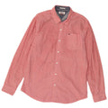 Camicia da uomo Regular Fit Tommy Hilfiger Large in cotone rosa
