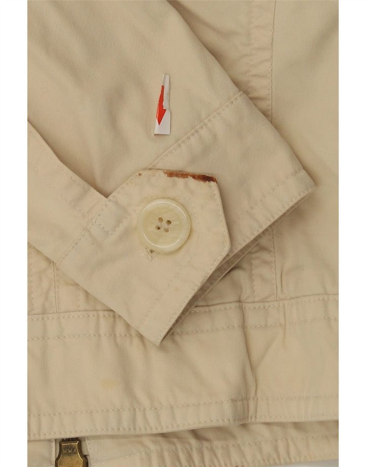 Giacca bomber da donna Burberry UK 14 cotone beige medio
