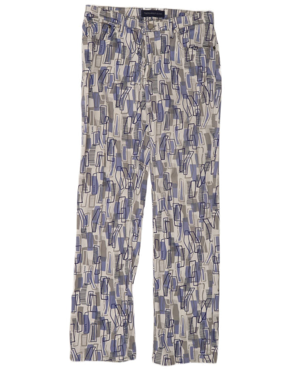 Pantaloni Casual Dritti Uomo Trussardi W29 L32 Multicolore Geometrico