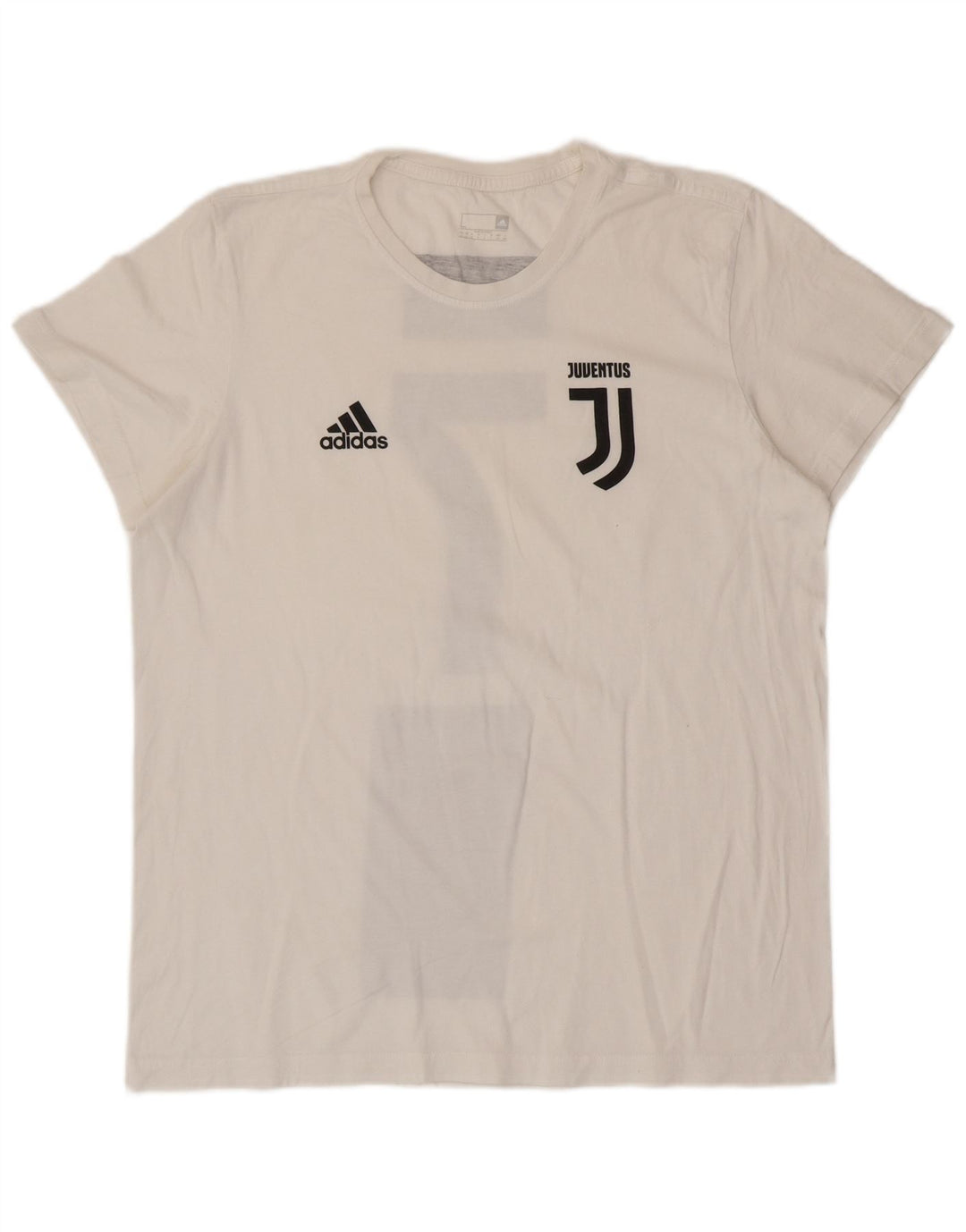 T-shirt grafica ADIDAS da uomo Juventus, grande, bianco sporco