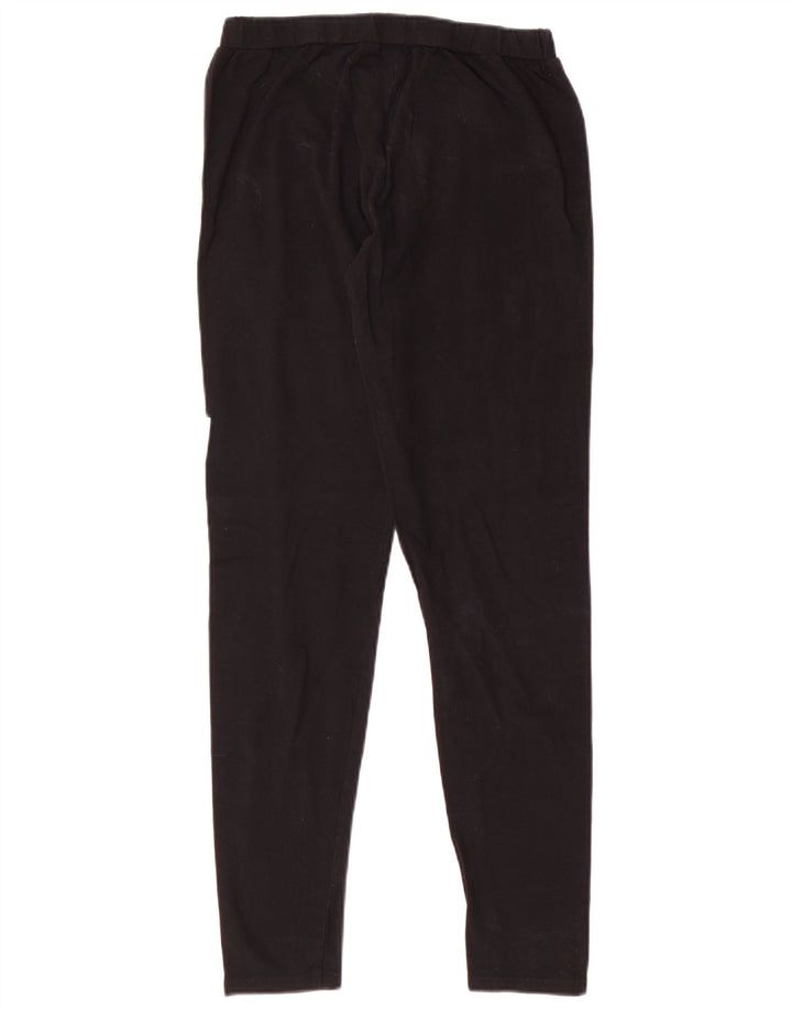 ELLESSE Leggings grafici da donna UK 12 Cotone nero medio