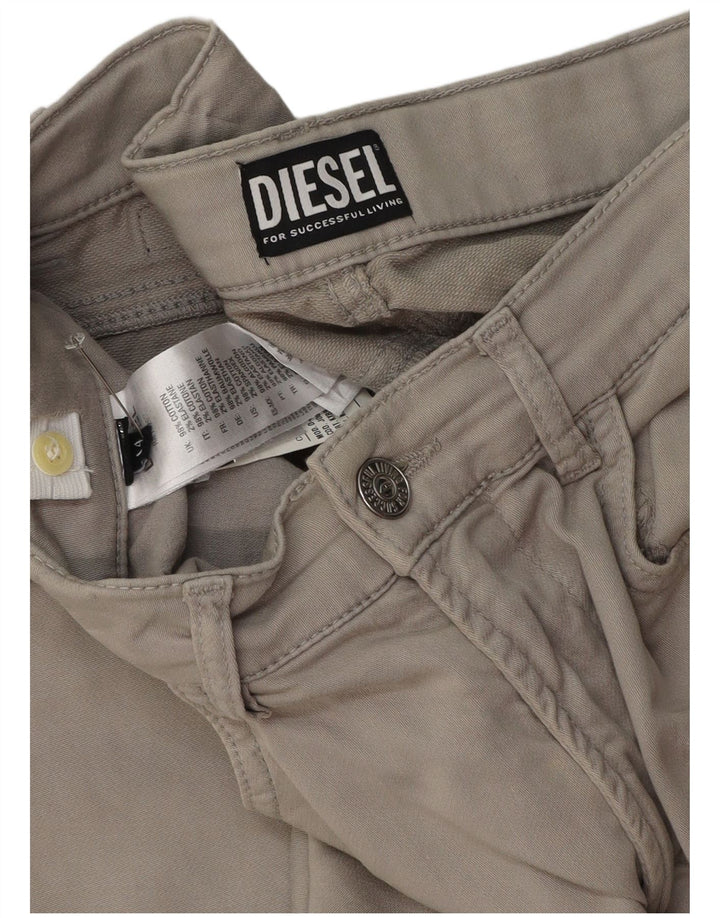 Diesel Pantaloncini Casual da Ragazzo 13-14 Anni W30 Cotone Grigio