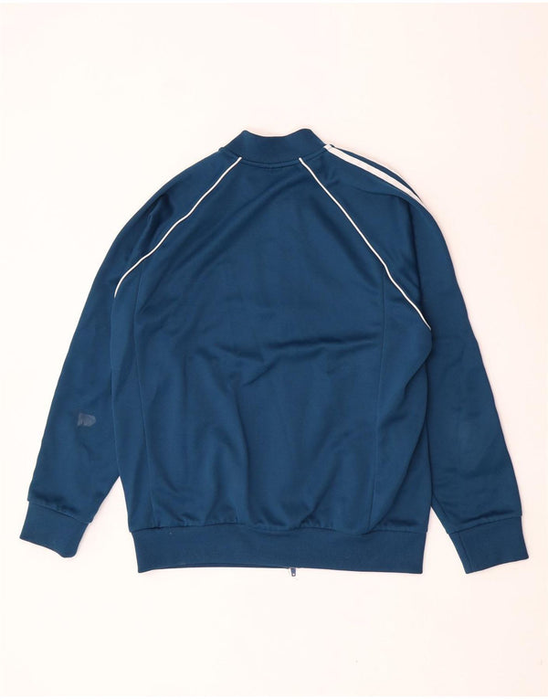 Adidas Giacca da uomo retrò tuta sportiva XL blu poliestere