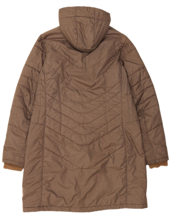 Cappotto imbottito con cappuccio da donna Jack Wolfskin UK 18/20 XL Poliestere beige