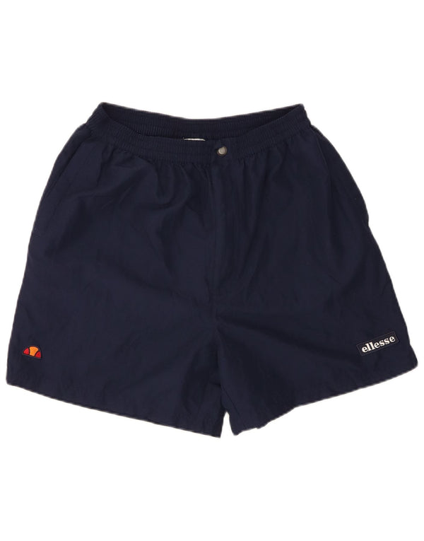 Pantaloncini casual da uomo Ellesse grandi W36 poliestere blu navy