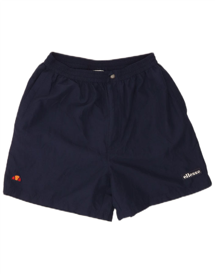 Pantaloncini casual da uomo Ellesse grandi W36 poliestere blu navy