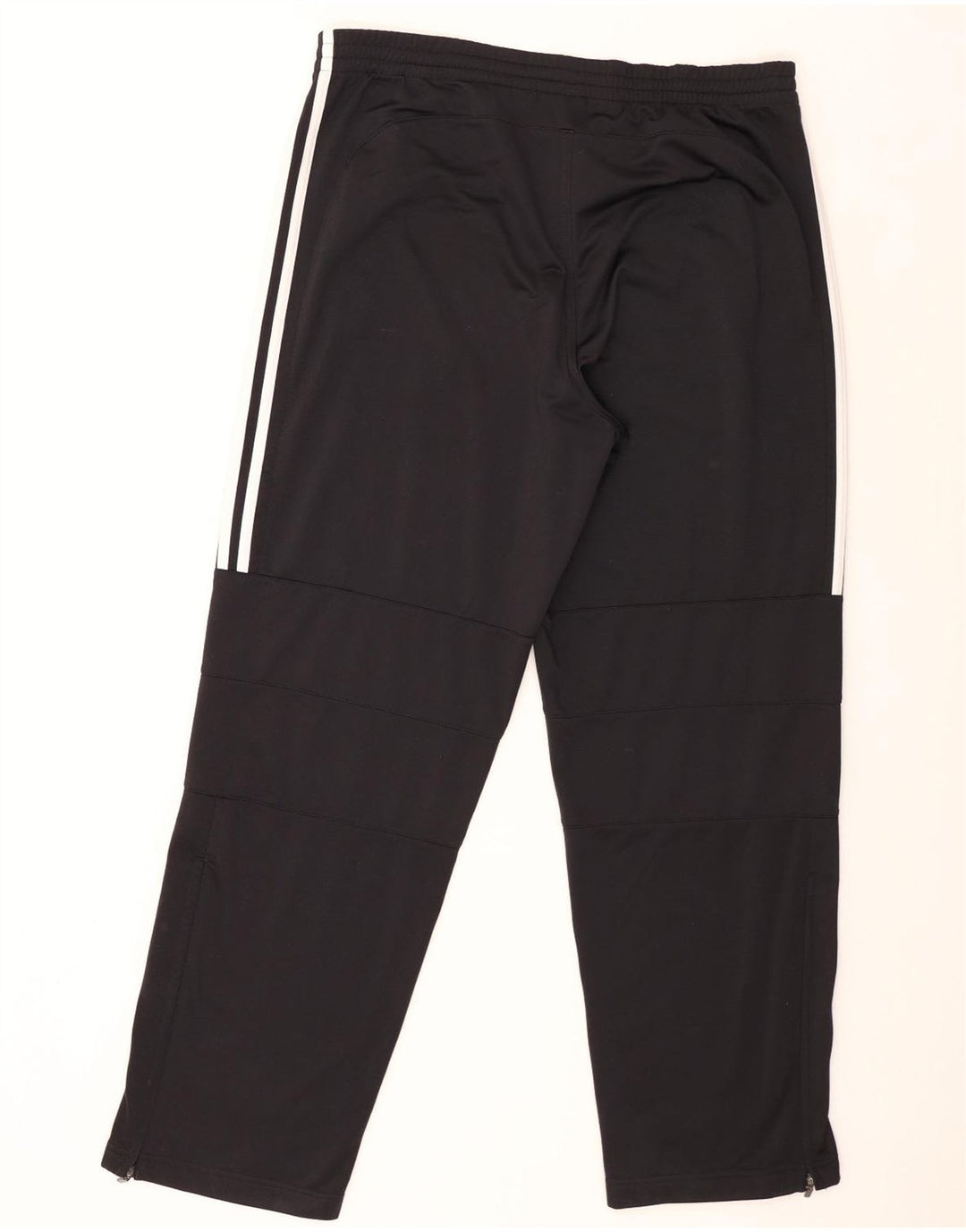 Pantaloni da tuta da uomo Adidas Large neri in poliestere