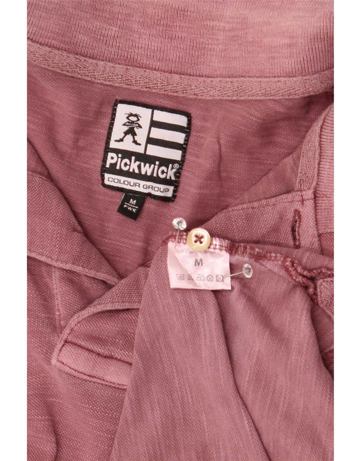 Polo da uomo Pickwick in cotone rosa medio