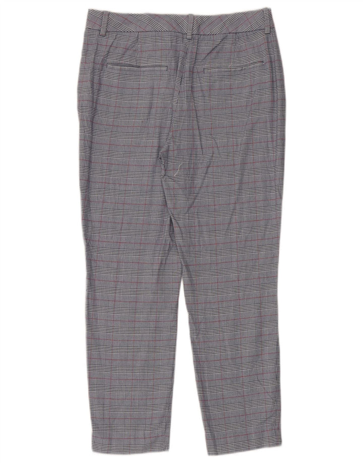 Pantaloni chino da donna Massimo Dutti EU 38 Small W30 L26 Pied de poule blu