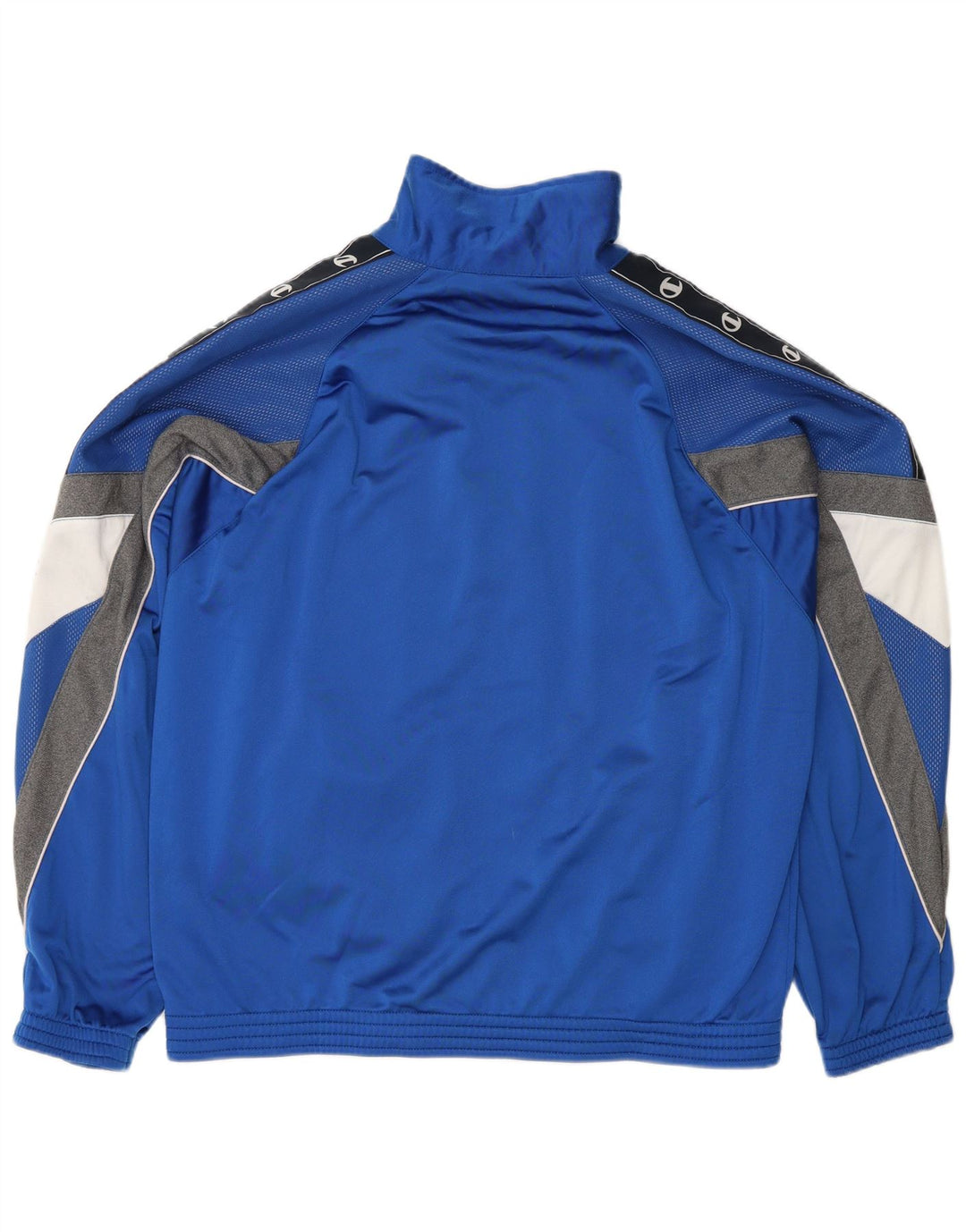 Giacca da tuta grafica da uomo Champion, grande, in poliestere color block blu