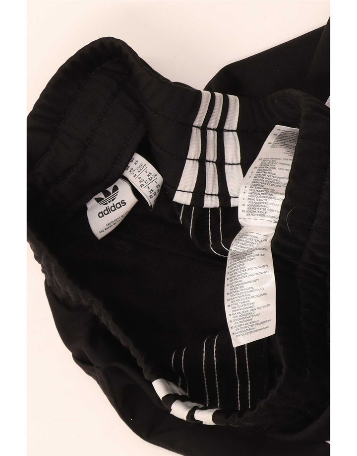 Pantaloncini sportivi Adidas da donna UK 4/6 XS poliestere nero