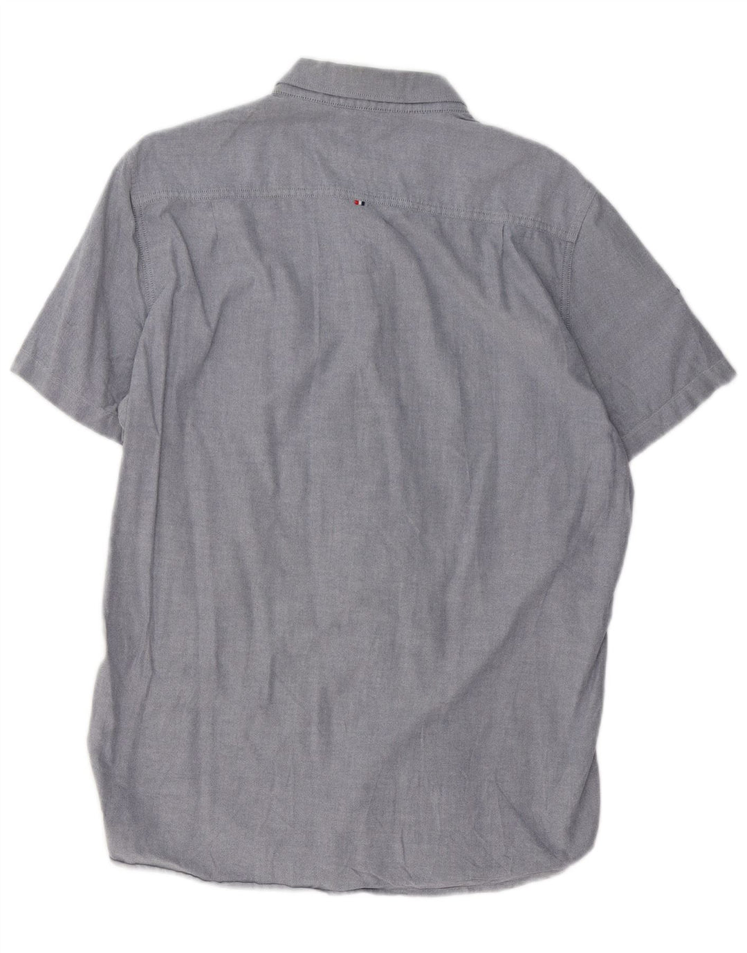 Camicia a maniche corte da uomo SUPERDRY XL in cotone blu