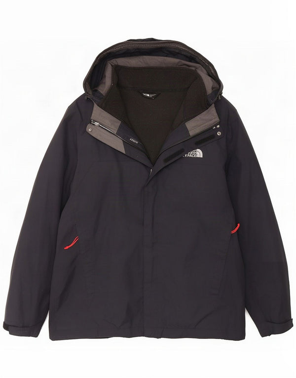 Giacca a vento con cappuccio da uomo The North Face UK 40 Large Blu Navy