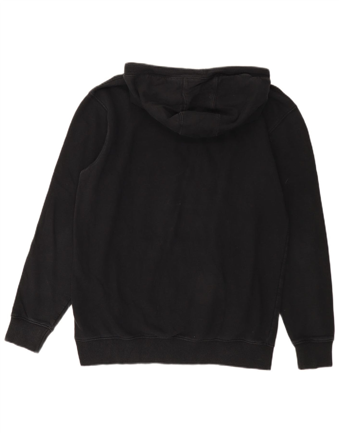 Felpa con cappuccio grafica da uomo Vans, cotone medio nero