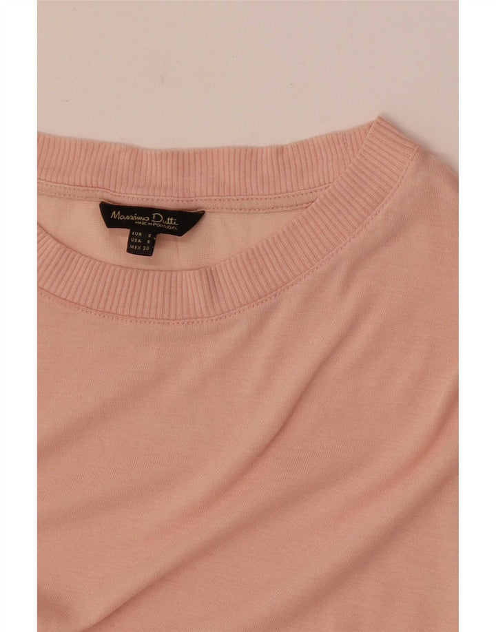 Maglia a maniche lunghe da donna Massimo Dutti UK 8 Small Rosa
