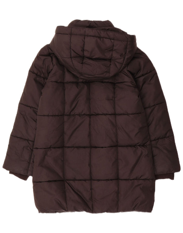 Cappotto imbottito con cappuccio Gap Girls Adler 10-11 anni grande in poliestere nero