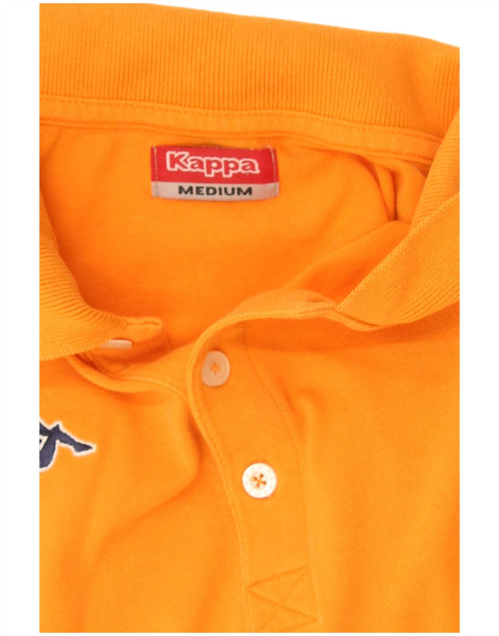 Polo Kappa da uomo arancione medio