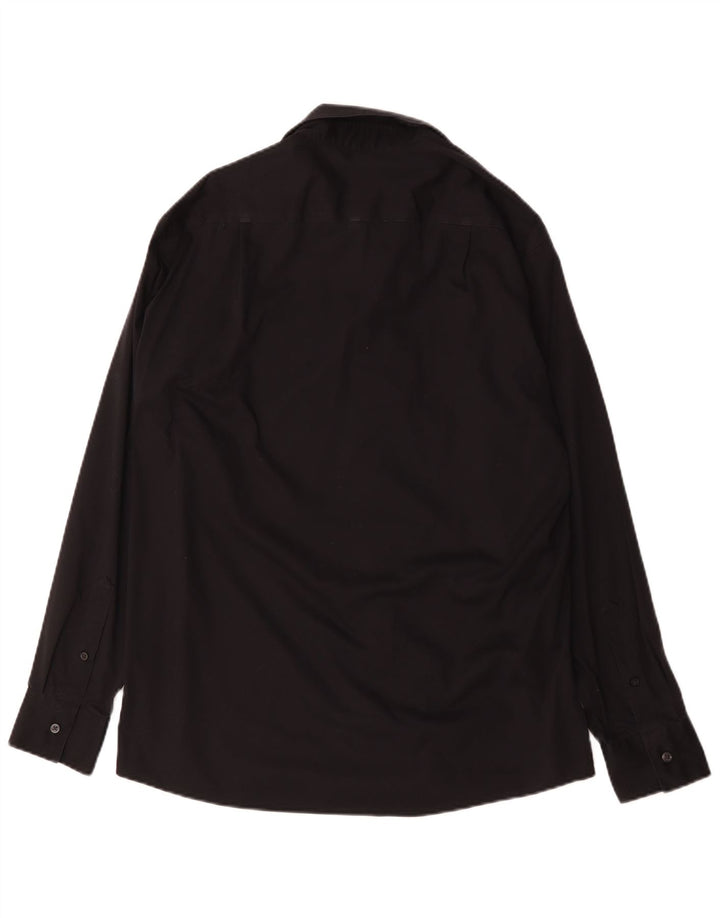 Camicia da uomo Calvin Klein Jeans taglia 16 grande nera