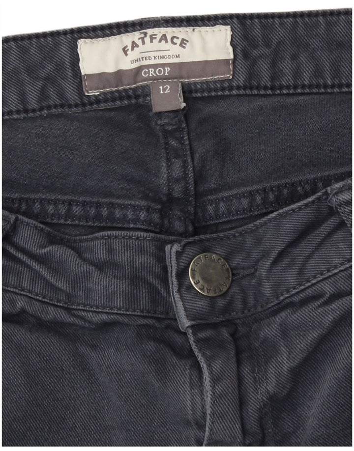Jeans corti da donna Fat Face UK 12 Medio W32 L22 Cotone grigio