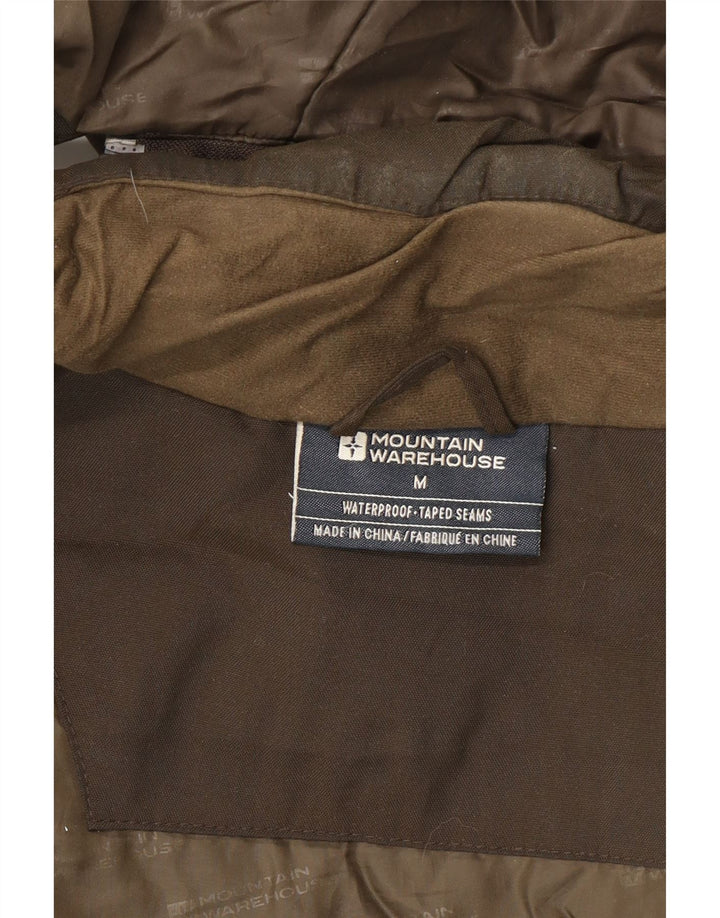 Giacca parka da uomo con cappuccio Mountain Warehouse UK 38 Nylon marrone medio