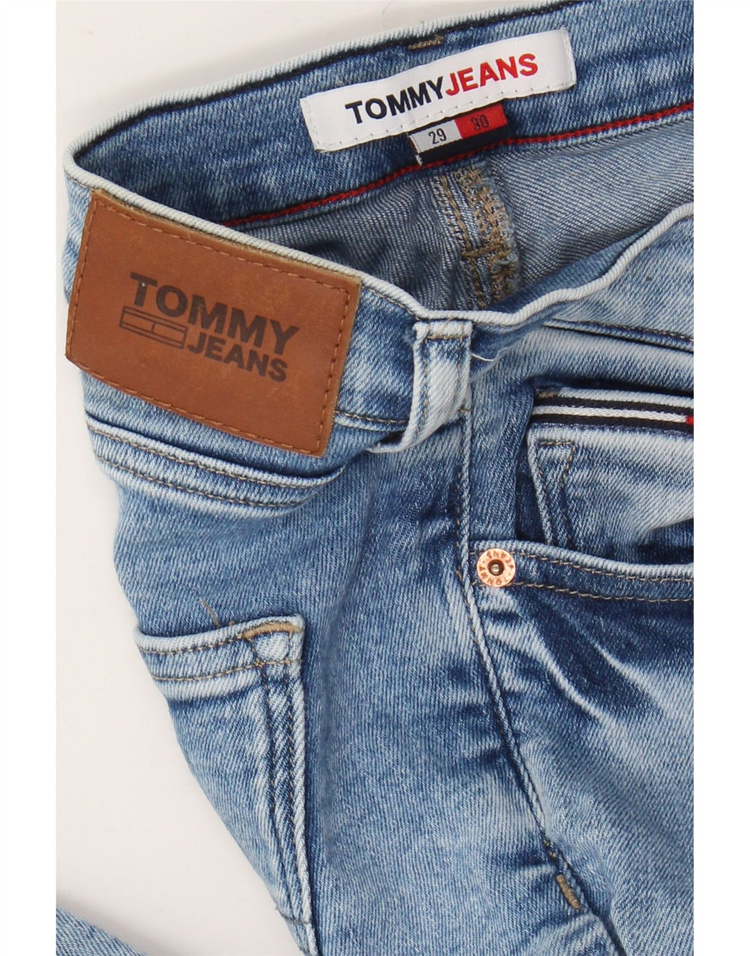 TOMMY HILFIGER Jeans slim da donna W29 L30 Blu