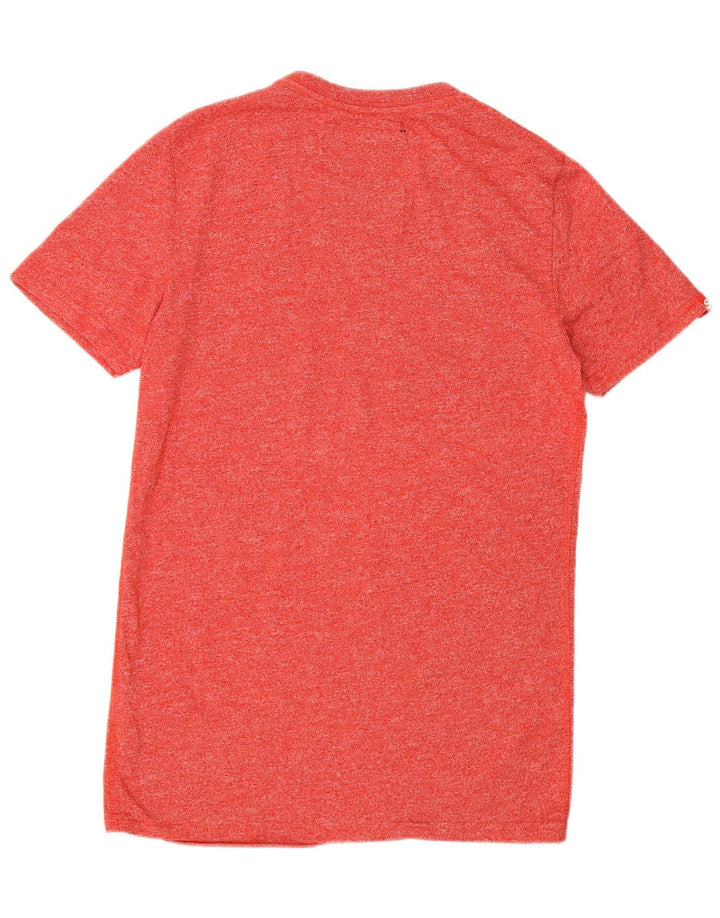 T-shirt grafica da uomo SUPERDRY Top piccola in cotone rosso