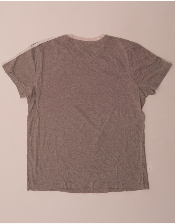 T-shirt da donna Adidas Top UK 12/14 cotone grigio medio