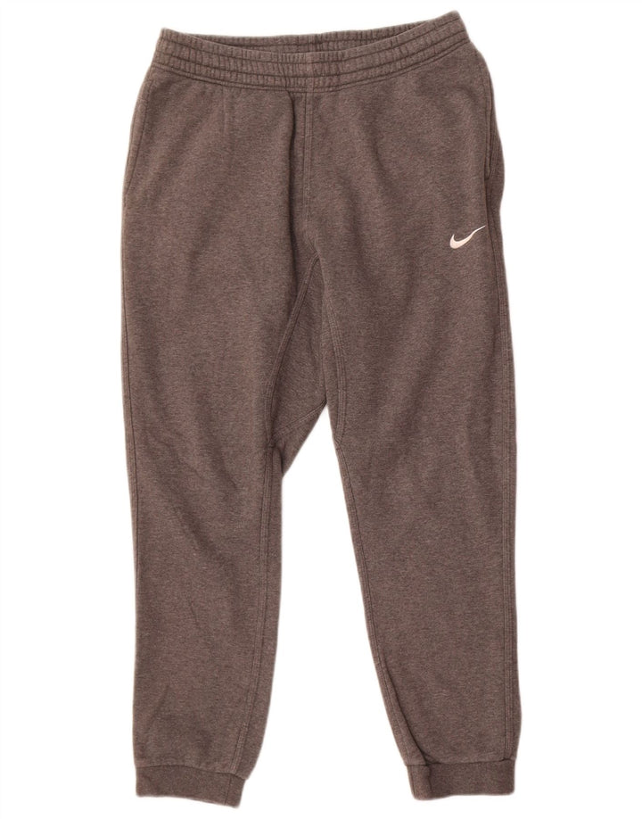 Pantaloni da tuta da uomo Nike Joggers in cotone grigio medio