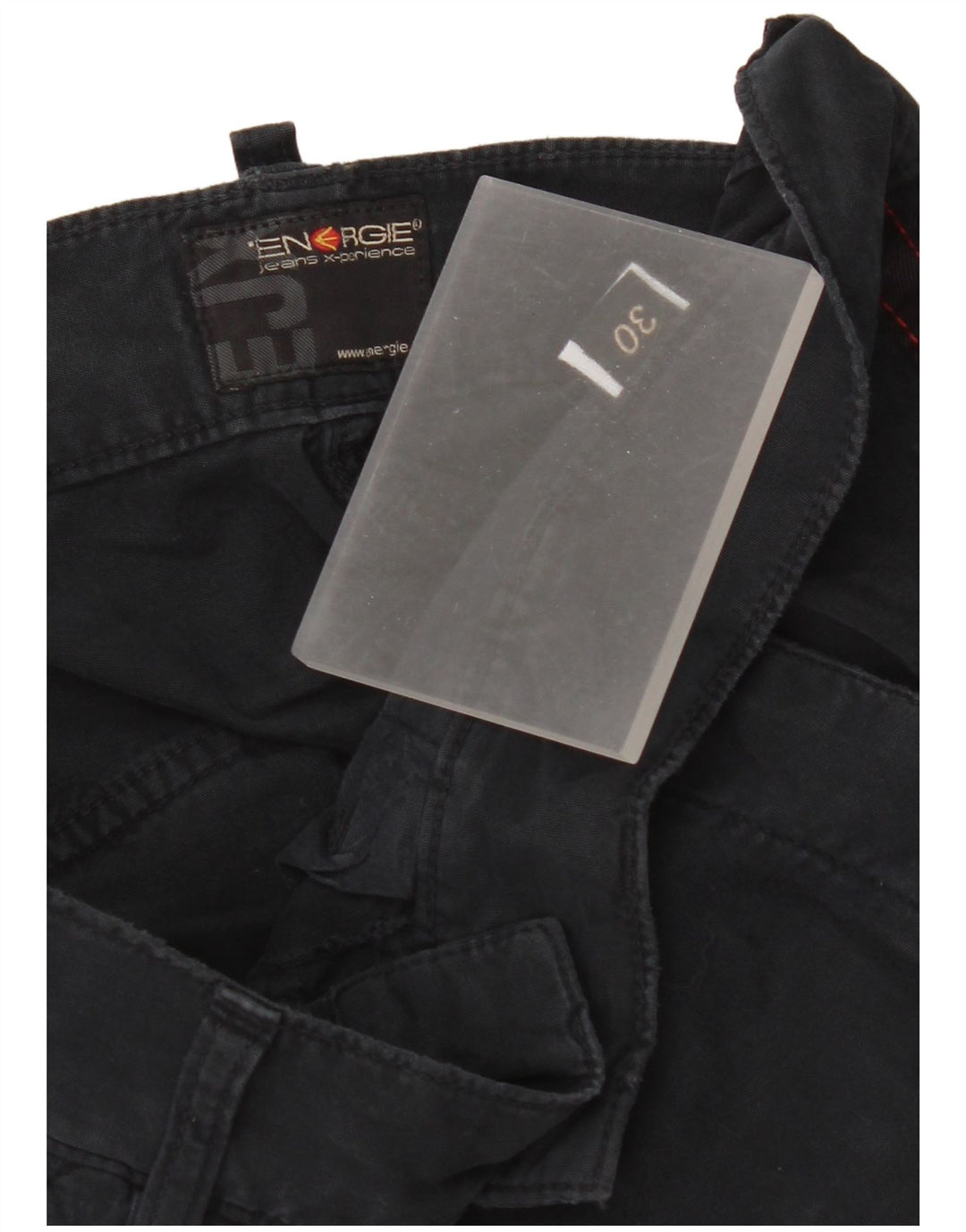 Bermuda da uomo Energie W30 medio in cotone blu navy