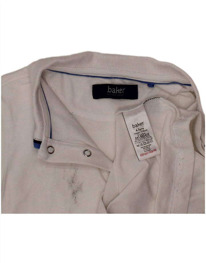 Polo da bambino TED BAKER 4-5 anni in cotone bianco