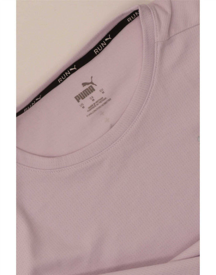 T-shirt da donna Puma UK 12 poliestere color block rosa medio