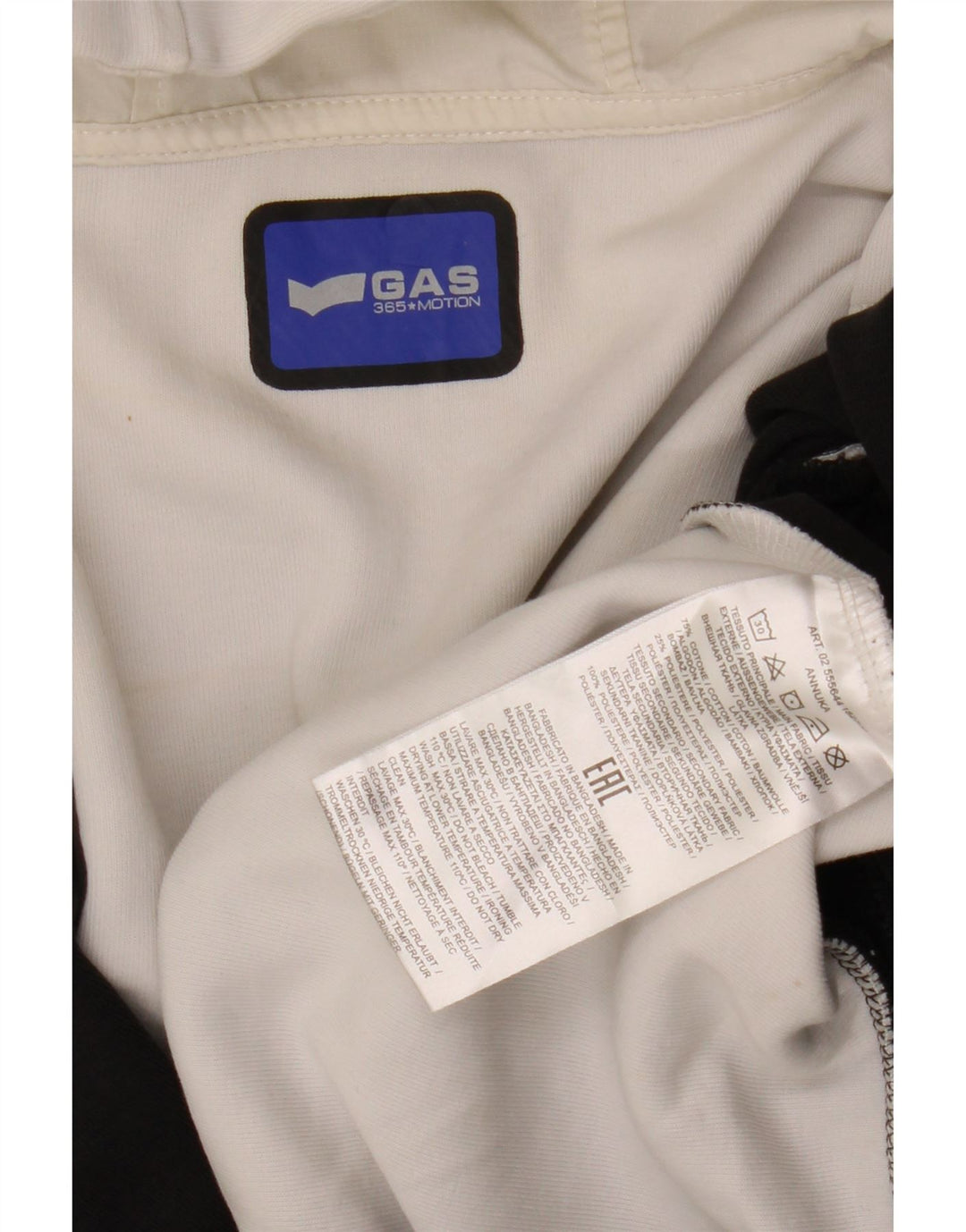 Maglione con cappuccio e zip da donna GAS UK 14 Cotone color block medio nero