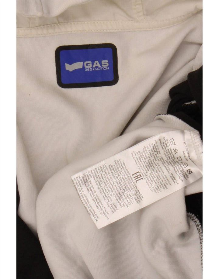 Maglione con cappuccio e zip da donna GAS UK 14 Cotone color block medio nero