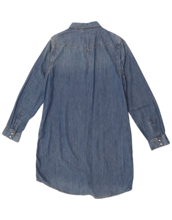 Abito camicia di jeans da donna Levi's UK 16 grande blu