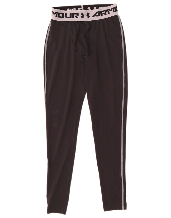 Leggings grafici da uomo Under Armour poliestere nero medio