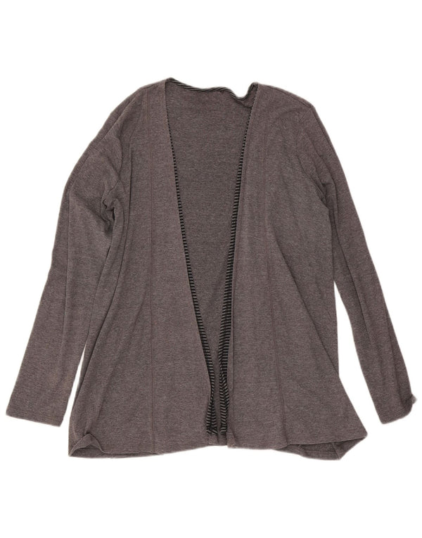 Maglione cardigan lungo da donna Marks & Spencer UK 14 Grigio medio