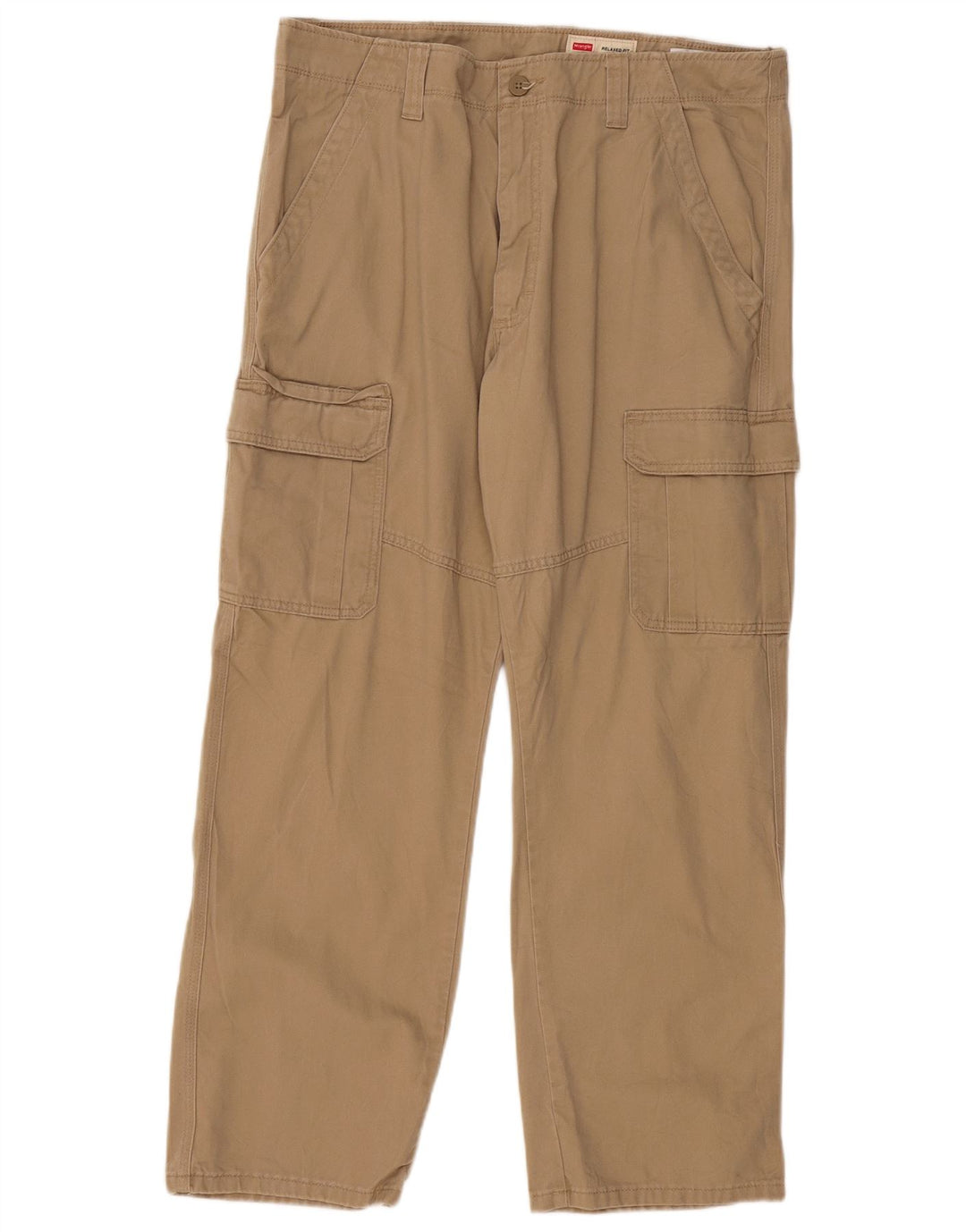 Pantaloni cargo da uomo dalla vestibilità comoda Wrangler W36 L30 in cotone beige