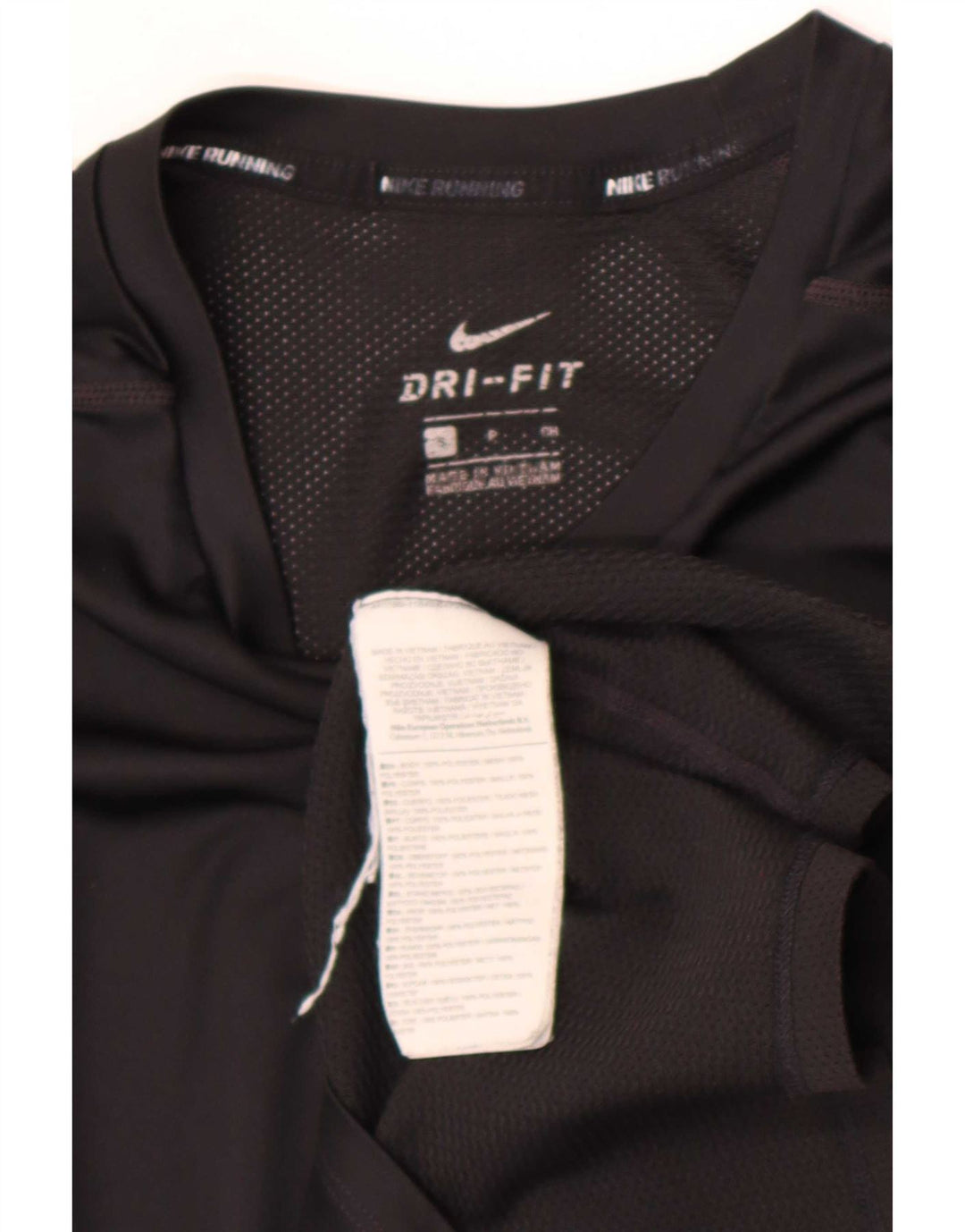 T-shirt Nike Dri Fit da uomo, piccola, in poliestere nero