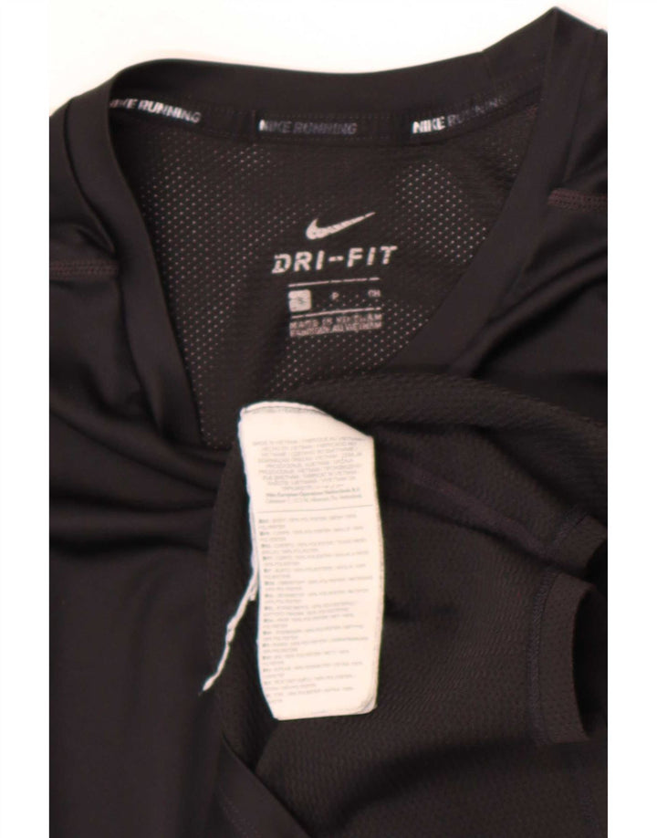 T-shirt Nike Dri Fit da uomo, piccola, in poliestere nero