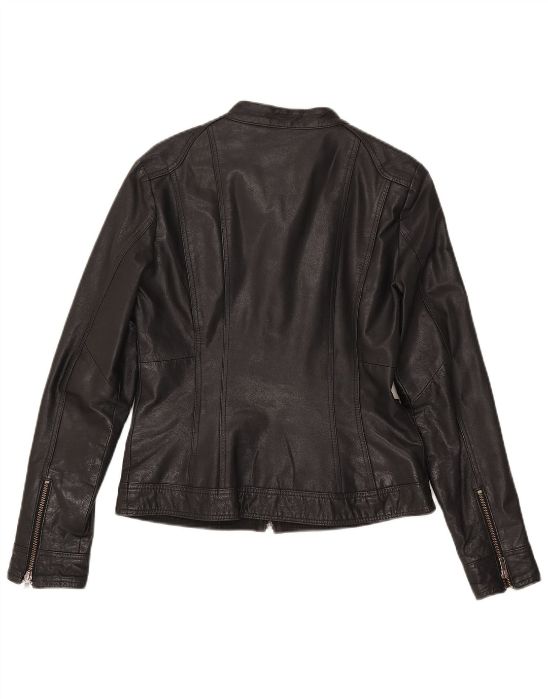 Solo giacca da corsa in pelle da donna IT 38 XS in pelle nera