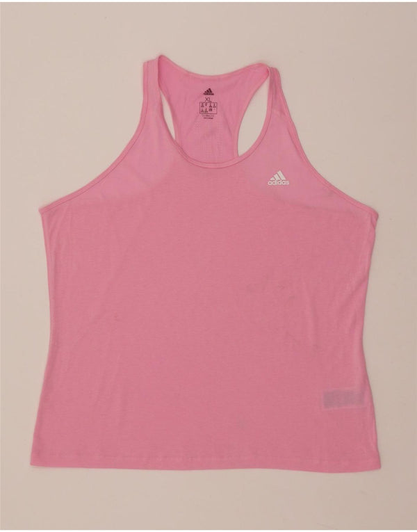 Canotta ADIDAS Climalite da donna UK 20/22 XL Poliestere rosa