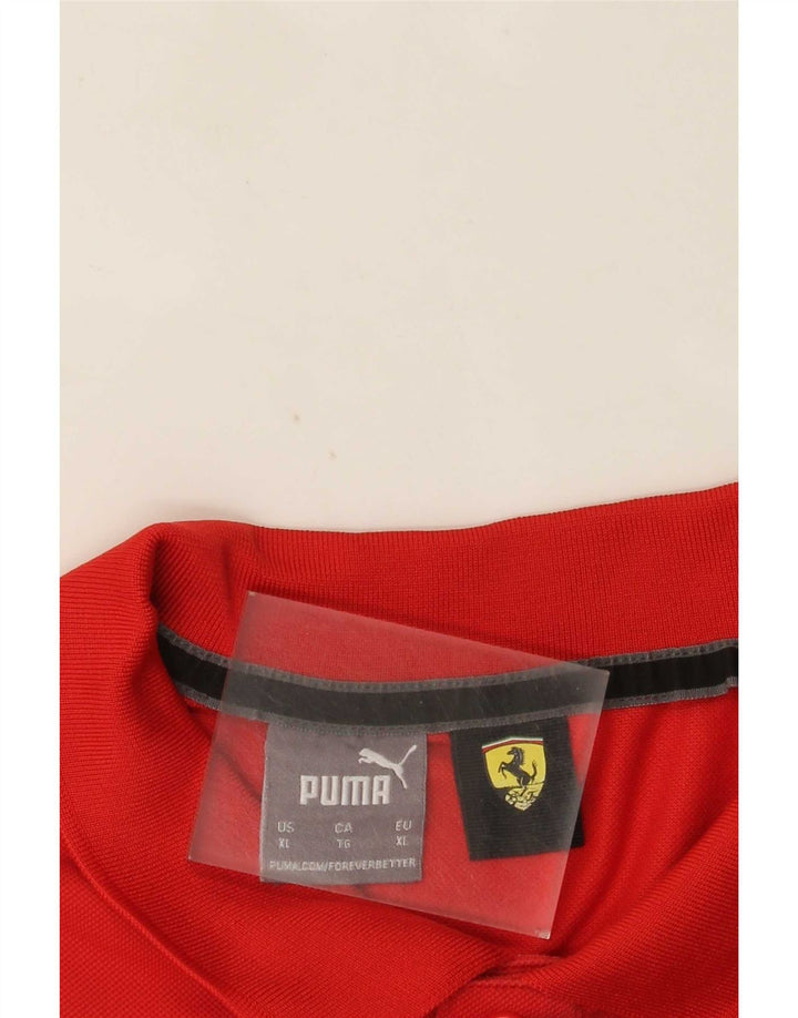Polo Puma Uomo XL Rossa
