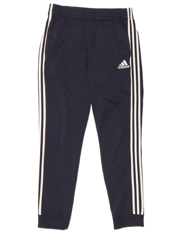 Pantaloni da tuta da uomo Adidas Joggers UK 40/42 Poliestere blu navy medio